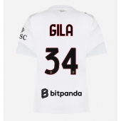 Billige AC Milan Mario Gila #34 Udebanetrøje Dame 2026-27 Kort ærmer