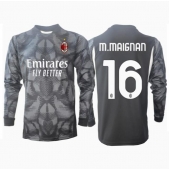 Billige AC Milan Mike Maignan #16 Målmand Hjemmebanetrøje 2024-25 Lange ærmer