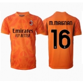 Billige AC Milan Mike Maignan #16 Målmand Udebanetrøje 2024-25 Kort ærmer