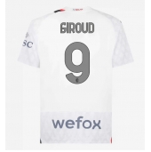 Billige AC Milan Olivier Giroud #9 Udebanetrøje 2023-24 Kort ærmer