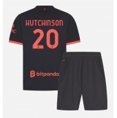 Billige AC Milan Omari Hutchinson #20 Tredje trøje Børn 2026-27 Kort ærmer (+ bukser)