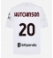 Billige AC Milan Omari Hutchinson #20 Udebanetrøje 2026-27 Kort ærmer