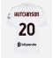 Billige AC Milan Omari Hutchinson #20 Udebanetrøje Dame 2026-27 Kort ærmer
