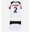 Billige AC Milan Pervis Estupinan #2 Udebanetrøje Børn 2025-26 Kort ærmer (+ bukser)