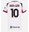 Billige AC Milan Rafael Leao #10 Udebanetrøje Dame 2025-26 Kort ærmer