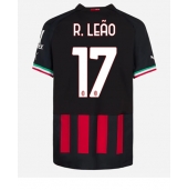 Billige AC Milan Rafael Leao #17 Hjemmebanetrøje 2022-23 Kort ærmer