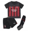 Billige AC Milan Rafael Leao #17 Hjemmebanetrøje Børn 2022-23 Kort ærmer (+ bukser)