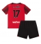 Billige AC Milan Rafael Leao #17 Hjemmebanetrøje Børn 2023-24 Kort ærmer (+ bukser)