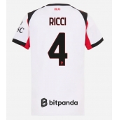 Billige AC Milan Samuele Ricci #4 Udebanetrøje Dame 2025-26 Kort ærmer