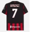 Billige AC Milan Santiago Gimenez #7 Hjemmebanetrøje 2025-26 Kort ærmer