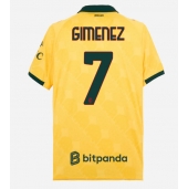 Billige AC Milan Santiago Gimenez #7 Tredje trøje 2025-26 Kort ærmer