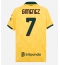 Billige AC Milan Santiago Gimenez #7 Tredje trøje 2025-26 Kort ærmer