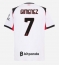Billige AC Milan Santiago Gimenez #7 Udebanetrøje 2025-26 Kort ærmer