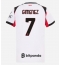 Billige AC Milan Santiago Gimenez #7 Udebanetrøje Dame 2025-26 Kort ærmer