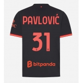 Billige AC Milan Strahinja Pavlovic #31 Tredje trøje 2026-27 Kort ærmer
