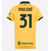 Billige AC Milan Strahinja Pavlovic #31 Tredje trøje Dame 2025-26 Kort ærmer