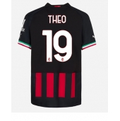 Billige AC Milan Theo Hernandez #19 Hjemmebanetrøje 2022-23 Kort ærmer