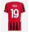 Billige AC Milan Theo Hernandez #19 Hjemmebanetrøje Dame 2024-25 Kort ærmer