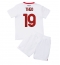 Billige AC Milan Theo Hernandez #19 Udebanetrøje Børn 2022-23 Kort ærmer (+ bukser)
