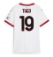 Billige AC Milan Theo Hernandez #19 Udebanetrøje Dame 2024-25 Kort ærmer