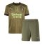Billige AC Milan Tredje trøje Børn 2022-23 Kort ærmer (+ bukser)