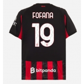 Billige AC Milan Youssouf Fofana #19 Hjemmebanetrøje 2025-26 Kort ærmer
