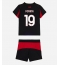 Billige AC Milan Youssouf Fofana #19 Hjemmebanetrøje Børn 2025-26 Kort ærmer (+ bukser)