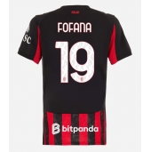 Billige AC Milan Youssouf Fofana #19 Hjemmebanetrøje Dame 2025-26 Kort ærmer