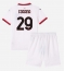 Billige AC Milan Youssouf Fofana #29 Udebanetrøje Børn 2024-25 Kort ærmer (+ bukser)