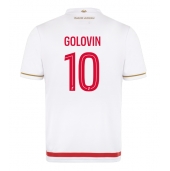 Billige AS Monaco Aleksandr Golovin #10 Hjemmebanetrøje 2025-26 Kort ærmer