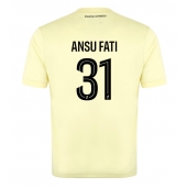 Billige AS Monaco Ansu Fati #31 Tredje trøje 2025-26 Kort ærmer