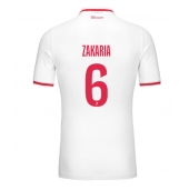 Billige AS Monaco Denis Zakaria #6 Hjemmebanetrøje 2024-25 Kort ærmer