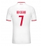Billige AS Monaco Eliesse Ben Seghir #7 Hjemmebanetrøje 2024-25 Kort ærmer