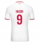Billige AS Monaco Folarin Balogun #9 Hjemmebanetrøje 2024-25 Kort ærmer