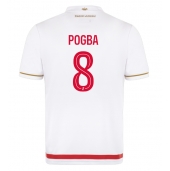 Billige AS Monaco Paul Pogba #8 Hjemmebanetrøje 2025-26 Kort ærmer