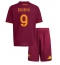 Billige AS Roma Artem Dovbyk #9 Hjemmebanetrøje Børn 2025-26 Kort ærmer (+ bukser)