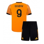 Billige AS Roma Artem Dovbyk #9 Udebanetrøje Børn 2025-26 Kort ærmer (+ bukser)