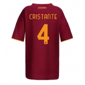 Billige AS Roma Bryan Cristante #4 Hjemmebanetrøje Dame 2025-26 Kort ærmer