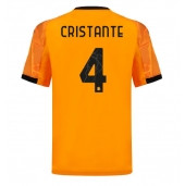 Billige AS Roma Bryan Cristante #4 Udebanetrøje 2025-26 Kort ærmer