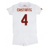 Billige AS Roma Bryan Cristante #4 Udebanetrøje Børn 2022-23 Kort ærmer (+ bukser)