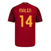 Billige AS Roma Donyell Malen #14 Hjemmebanetrøje 2026-27 Kort ærmer