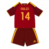 Billige AS Roma Donyell Malen #14 Hjemmebanetrøje Børn 2026-27 Kort ærmer (+ bukser)