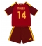 Billige AS Roma Donyell Malen #14 Hjemmebanetrøje Børn 2026-27 Kort ærmer (+ bukser)