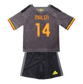 Billige AS Roma Donyell Malen #14 Tredje trøje Børn 2026-27 Kort ærmer (+ bukser)