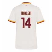Billige AS Roma Donyell Malen #14 Udebanetrøje Dame 2026-27 Kort ærmer