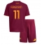 Billige AS Roma Evan Ferguson #11 Hjemmebanetrøje Børn 2025-26 Kort ærmer (+ bukser)