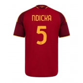 Billige AS Roma Evan Ndicka #5 Hjemmebanetrøje 2026-27 Kort ærmer
