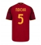 Billige AS Roma Evan Ndicka #5 Hjemmebanetrøje 2026-27 Kort ærmer