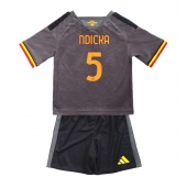 Billige AS Roma Evan Ndicka #5 Tredje trøje Børn 2026-27 Kort ærmer (+ bukser)