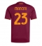 Billige AS Roma Gianluca Mancini #23 Hjemmebanetrøje 2025-26 Kort ærmer